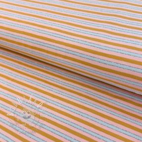 Úplet LUREX Stripes ochre silver