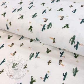 Úplet Safari off white digital print