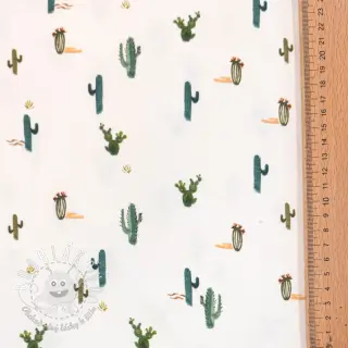 Úplet Safari off white digital print