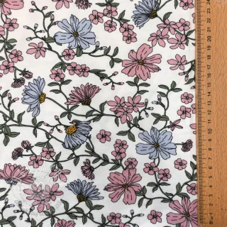 Úplet Flowers ecru