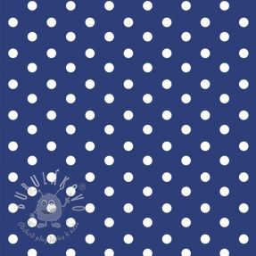 Bavlnená látka Dots cobalt