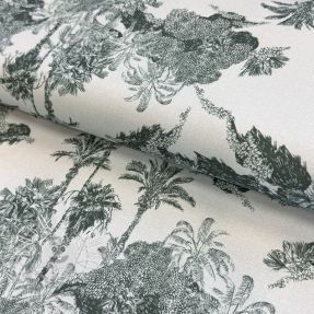 Dekoračná látka Forest green digital print