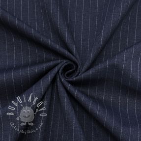 Látka na kostým VICENZA Pinstripe navy