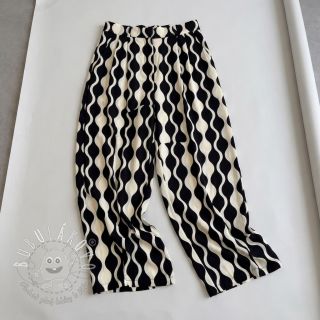 Viskóza ECOVERO Abstract black ecru