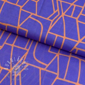 Bavlnená látka VOILE NERIDA HANSEN Town blue