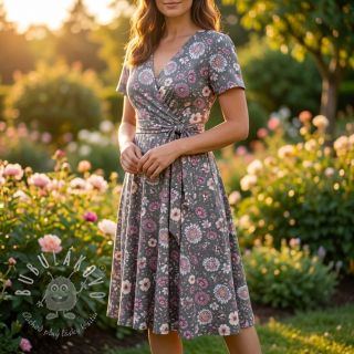 Ľan s viskózou Flowers seaweed