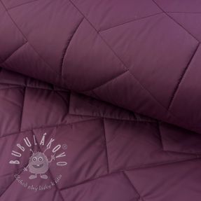 Prešívaná látka Geometric burgundy