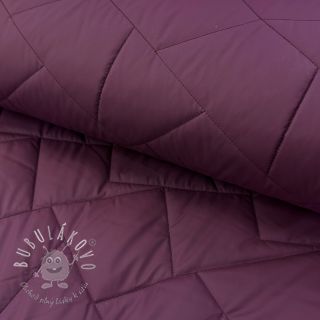 Prešívaná látka Geometric burgundy