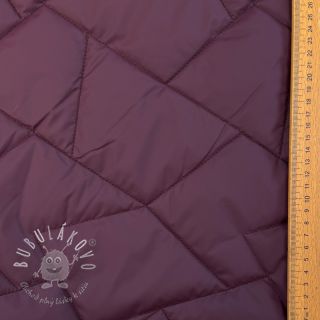 Prešívaná látka Geometric burgundy