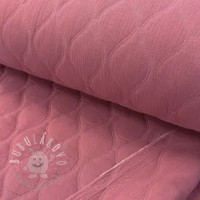 Dvojitá gázovina/mušelín QUILT Wave mauve