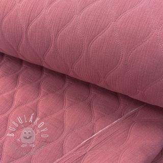 Dvojitá gázovina/mušelín QUILT Wave mauve