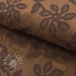Semiš stretch Amalia brown