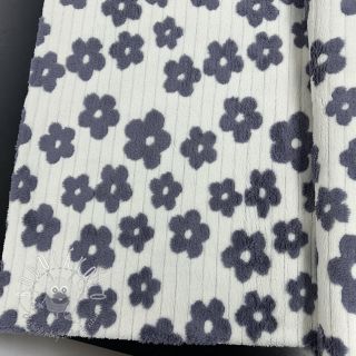 Kabátovina TEDDY Flower power lavender II.trieda