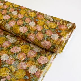 Viskóza RAYON POPLIN Flower sea design C