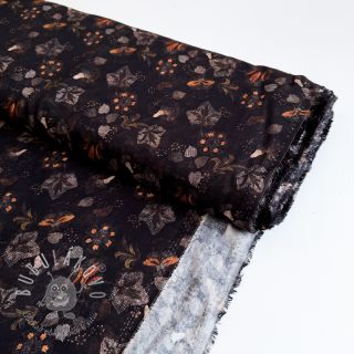 Viskóza RAYON POPLIN Dark barrock design A