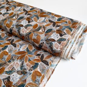 Viskóza RAYON POPLIN Floral design E