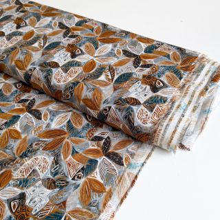 Viskóza RAYON POPLIN Floral design E