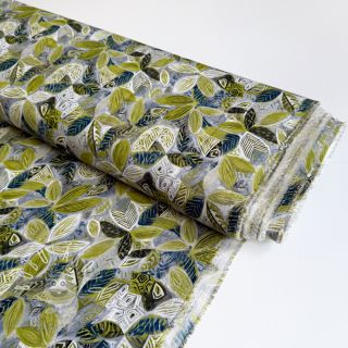 Viskóza RAYON POPLIN Floral design D