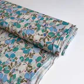 Viskóza RAYON POPLIN Simplistic flowers design C