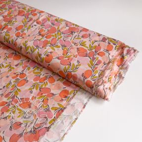 Viskóza RAYON POPLIN Simplistic flowers design A