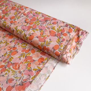 Viskóza RAYON POPLIN Simplistic flowers design A