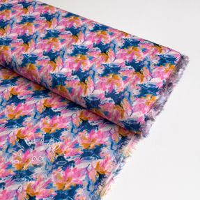 Viskóza RAYON POPLIN Faded spots design A