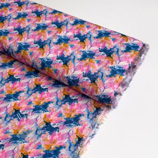 Viskóza RAYON POPLIN Faded spots design A