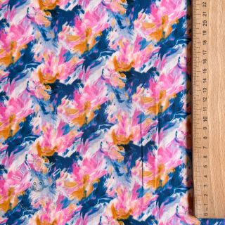 Viskóza RAYON POPLIN Faded spots design A