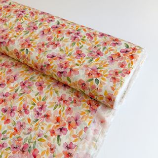 Viskóza RAYON POPLIN Love design E