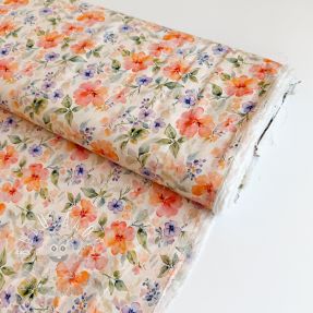 Viskóza RAYON POPLIN Love design D