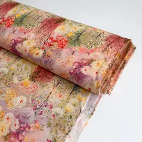 Viskóza RAYON POPLIN Love design B