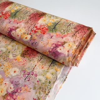 Viskóza RAYON POPLIN Love design B