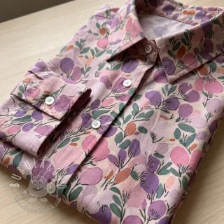 Viskóza RAYON POPLIN Simplistic flowers design B