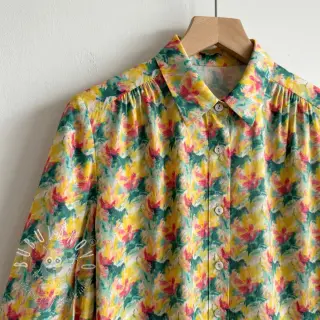 Viskóza RAYON POPLIN Faded spots design B