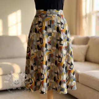 Viskóza RAYON POPLIN Leona design D