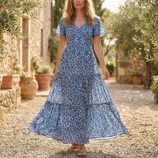 Viskóza RAYON POPLIN Eve design D