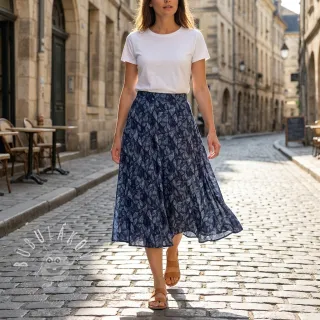 Viskóza RAYON POPLIN Eve design E