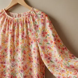 Viskóza RAYON POPLIN Love design E