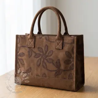 Semiš stretch Amalia brown