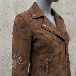 Semiš stretch Amalia brown