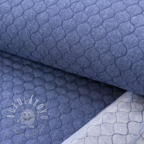 Prešívaná látka JEANS dark blue