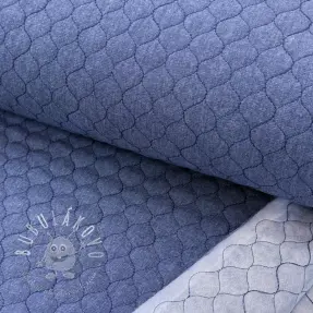 Prešívaná látka JEANS dark blue