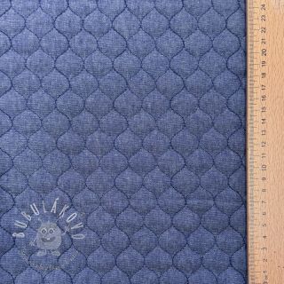 Prešívaná látka JEANS dark blue