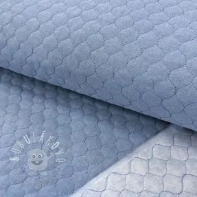 Prešívaná látka JEANS blue