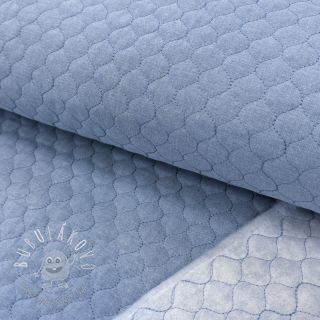 Prešívaná látka JEANS blue