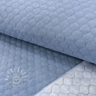 Prešívaná látka JEANS blue