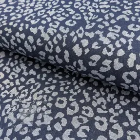 JEANS DENIM Leopard dark blue