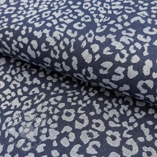 JEANS DENIM Leopard dark blue