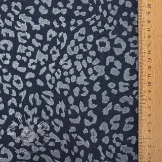 JEANS DENIM Leopard dark blue