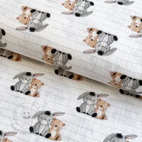 Dvojitá gázovina/mušelín Sweeties design B